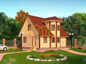 Дом из бруса 7х9